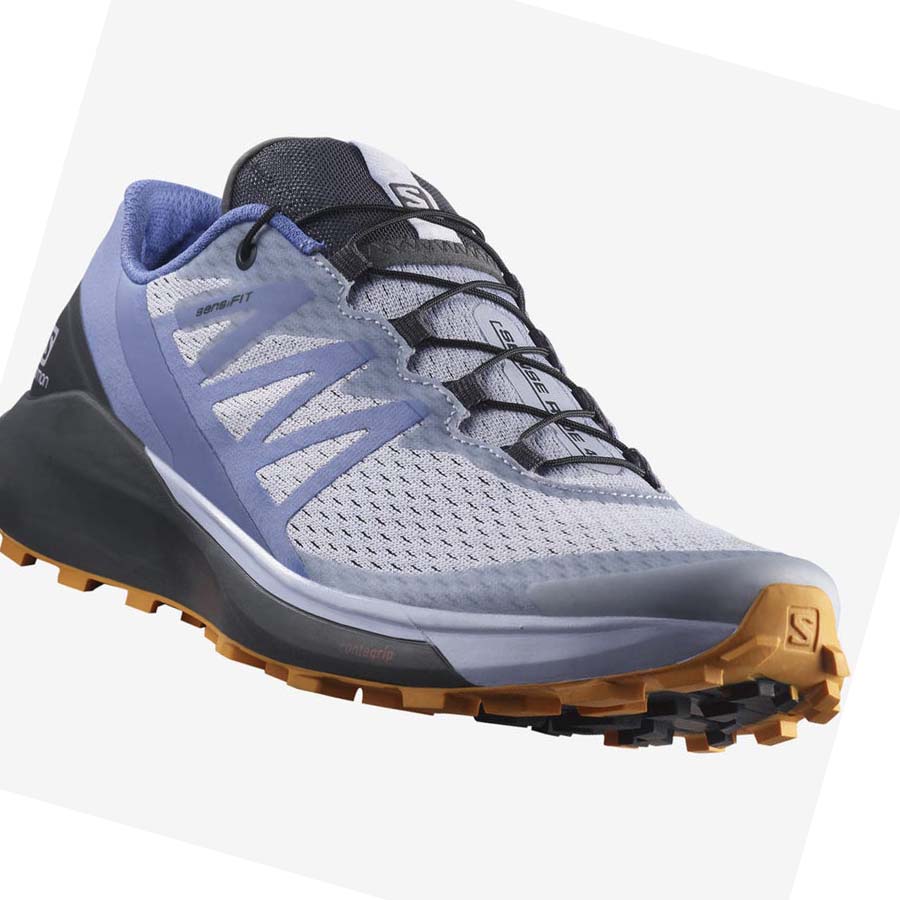 Salomon SENSE RIDE 4 Kadın Patika Koşu Ayakkabısı Mavi | TR 2748JPQ